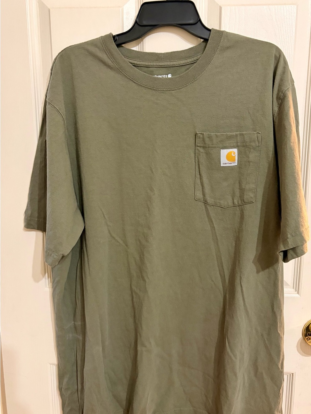 Carhartt Olive Green Short-Sleeve Pocket Tee